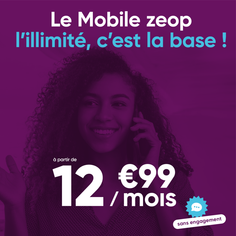 Telecommande Zeop zeop - forfaits Internet Fixe et Mobiles à La Réunion