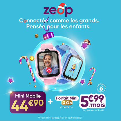 Connecte comme les grands. Pense pour les enfants.